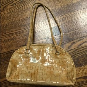 tan faux croc jeanne lottie bag